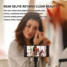 1pc Smart Magnetic Wireless Phone Vlog Selfie Monitor Screen. Compatible With Multiple Systems, Wireless Real-Time Mirroring Of Phone Screen, 1080P HD Clarity, Suitable For Selfie, Live Streaming And Vlog. - Multicolor - View 5