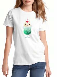 Women T-Shirts - White - View 2