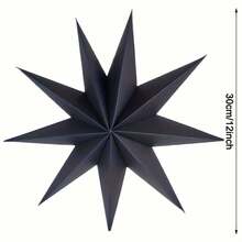 3pcs Christmas Star Decorations - Elegant Hanging Ornaments, Lightweight Paper Stars In Multiple Colors - Suitable For Indoor, Outdoor Trees, Windows, Party Decor - No Electricity Needed - Easy Hook Design - Classic Christmas Tree Decor & Accessories, Holiday Home Furnishing Accents, Minimalist Star Shape, Durable Handmade Items, Display Window Decor