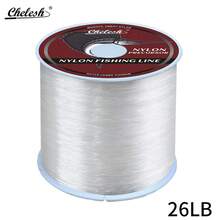 chelesh Línea de pesca monofilamento de nailon Chelesh de 100 m, alta resistencia, buen rendimiento de corte en el agua, múltiples resistencias disponibles, adecuada para pesca de mar, pesca de agua dulce, pesca de carpas, regalo de pesca, manualidades de joyería