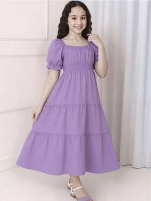 Tween Girls Dresses - Violet Purple - View 5