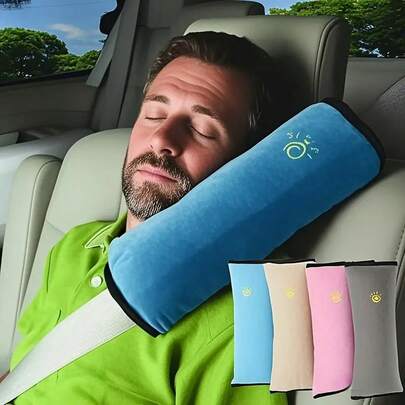 Car Seat Belt Shoulder Pad Car Seat Belt Protector Universal Polyester Fiber Comfort Shoulder Protection Car Seat Belt Accessories