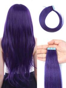 Mini Tape In Hair Extensions Human Hair Colored Invisible Tape In Human Hair Extensions Highlighted For Party Hair Accessories Human Hair Extensions Highlights Victoria Secret Wear And Go Glueless For Holiday Festival Halloween Christmas Essentials School Supplies Party Wedding,Daily ,For All People And Women Girl Bride