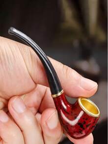 1 pieza Mini tubo desmontable para fumar, tubo pequeño y curvo creativo, accesorio doméstico, regalo de vacaciones, regalo de cumpleaños, regalo para amigos, para uso de tabaco