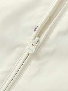 Balabala Young Girl Jacket Hooded 2025 Fall New Windproof Water-Resistant - White Purple - View 3