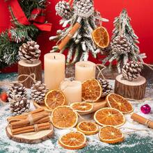 30 Pcs Dried Orange Slices With Hemp Rope For Christmas Tree Decoration, Rustic Xmas Ornaments For DIY Christmas Wreath Garland, DIY Handmade Crafts For Fireplace Wall Doorway Window Xmas Tree Porch Farmhouse Home Decor Room Decor, DIY Hanging Ornaments For Indoor Outdoor Decoration Holiday Party Supplies