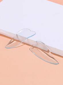 1 Pair Softening Lash Lift Pads, Reusable Eye Patches, Heart Shaped Lash Lift Shields For Perming Or Dyeing Eyelashes & Eyebrows, Self-Adhesive 3D Eyelash Curler Accessories Makeup Tools - Multicolor - View 7