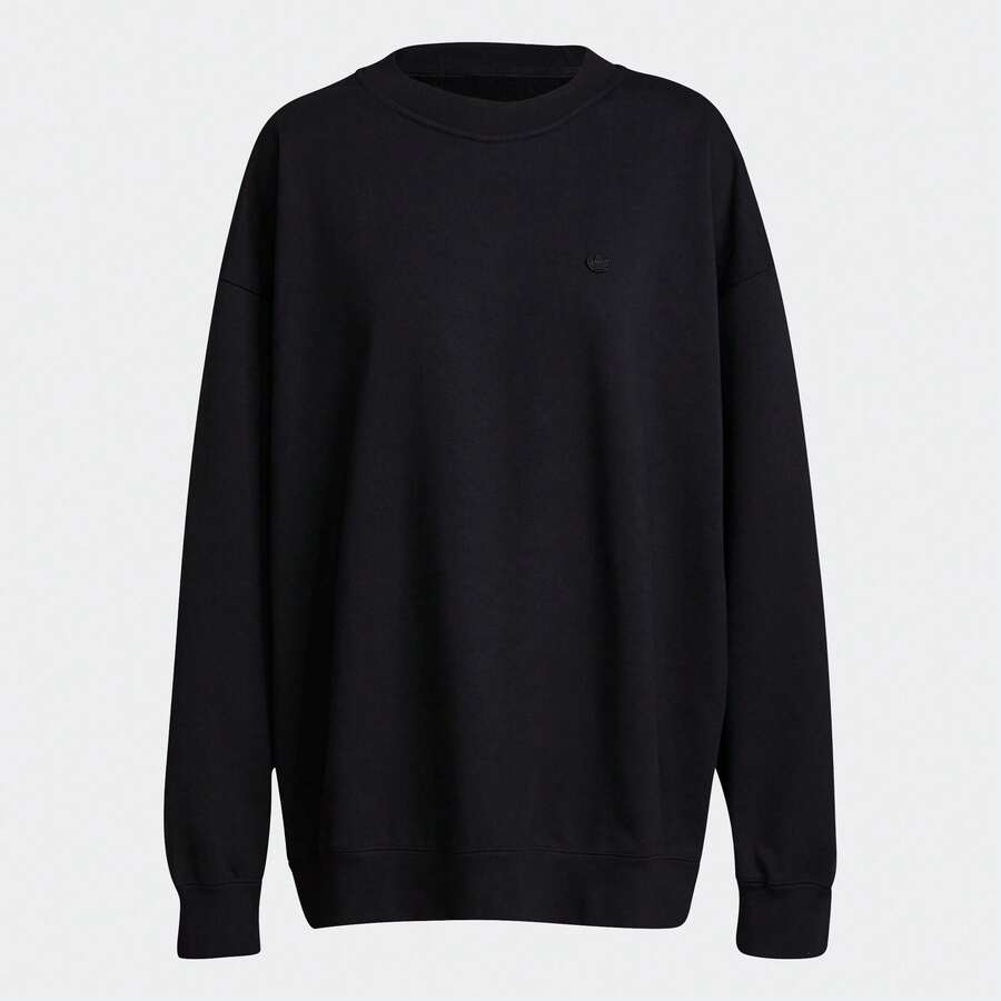 Adidas Hanorac Clover pentru femei, cu guler rotund, lejer, casual, versatil, la modă, H11393