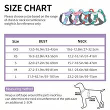 Adjustable Reflective Pet Safety Harness Vest, Easy Control For Small/Medium Dogs - Multicolor - View 2