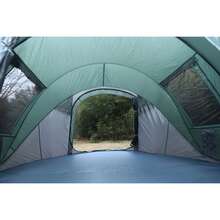 Une tente verte forêt entièrement automatique à ouverture rapide pouvant accueillir 8 personnes, en tissu Oxford, avec un cadre en fibre de verre, convenant à toutes les saisons, imperméable, coupe-vent, anti-UV, facile à ouvrir, pratique, convenant pour le camping, la randonnée et les voyages, convenant pour une utilisation à Noël, tente de jardin, tente familiale, tente ovale