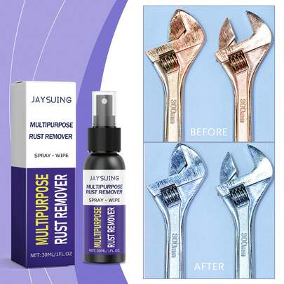 Metall-Rostentferner (30 ml) Multifunktionales Poliermittel für Autoräder, Rostentfernung für Wasserhähne und Edelstahl