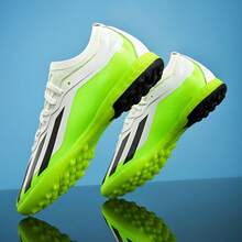 男士足球鞋，女士足球鞋，男女通用，轻便专业训练草地户外运动鞋 - 綠 - 查看 6