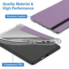 Capa Compatível com Kindle 6" 2022/2024/Kindle Paperwhite 6.8" 2021/Kindle Paperwhite 7" 2024 Lançado, Couro PU Premium + Capa Traseira de TPU Macio Transparente com Função Dormir/Despertar Automática para Kindle 2024/2022 11th Geração.