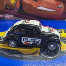 Carrinho Fusca Ferro Fricção Metal Miniatura Brinquedo equipe