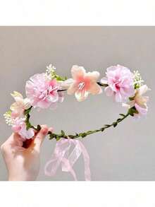 Coroa de Flores Simulada Feita à Mão, Festivais Escolares Japoneses, Coroa de Flores para Meninas Bunkasai, Há Coroas de Rosas em Cores como Rosa e Azul. Decoração para Ensaio Fotográfico de Férias à Beira-Mar, Coroa de Flores de Rosas, Coroa de Flores para Noiva, Decoração para Madrinhas, Acessórios de Cabelo Boêmios, Decorações de Elfos da Floresta, Acessórios Doces Coreanos Super Fadas, Presentes de Casamento, Acessórios para Casamento, Artigos para Festas, Artigos para Eventos