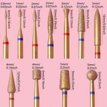 1 件装角质层清洁指甲钻头，钛合金俄罗斯指甲钻头，专业指甲下清洁器，用于去除角质层死皮