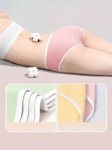 5pcs/Pack Disposable Panties For Women, Sterile Travel Underwear, Maternity Postpartum Plus Size Polyester Breathable Panty Liners, Soft & Skin-Friendly, Colorful Disposable Lingerie Accessories