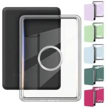 For Kindle Paperwhite 12th Gen 2024 7 Inch E-Reader Case Magnetic Cover Acrylic Protective Shell Auto Wake/Sleep 360 Rotation Detachable - Multicolor - View 5