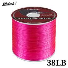 chelesh Línea de pesca monofilamento de nailon Chelesh de 100 m, alta resistencia, buen rendimiento de corte en el agua, múltiples resistencias disponibles, adecuada para pesca de mar, pesca de agua dulce, pesca de carpas, regalo de pesca, manualidades de joyería