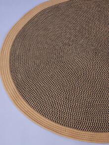 PETSIN 1 件不掉毛绳编织猫抓板，适合猫抓挠和休息，可作为改善氛围的家居宠物礼物 - 彩色 - 查看 3