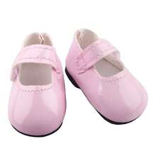 5厘米皮革娃娃鞋闪亮迷你皮鞋适合14英寸美国&Nancy、Paola Reina娃娃配饰适合EXO、Lisa、Nenuco娃娃 - 彩色 - 查看 4