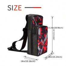 Potrivit pentru husa de transport Ninten-Do Switch - Compatibilă cu consola Switch Lite/Steam Deck, geantă de umăr portabilă cu curea reglabilă, geantă de piept crossbody pentru consolă, documente, Joy-Con-uri și accesorii