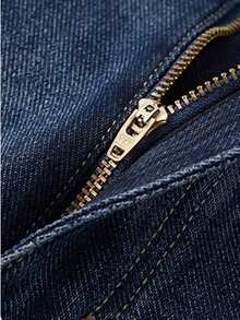 CAMEL CROWN Men's Tapered Jeans Autumn Retro Washed Soft Three-Proof Casual Long Pants - Blue-gray - View 2