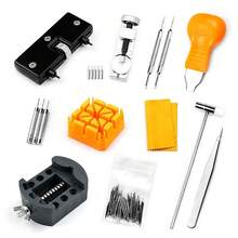 Watch Repair Kit, Watchmaker Back Case Remover Opener Link Pin Spring Bar - Black - View 5