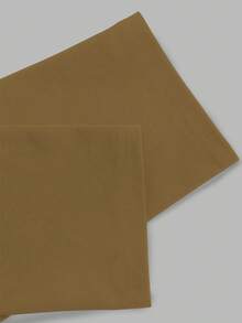 新款纯色春夏秋季单肩高领长袖上衣 - 駝色 - 查看 4