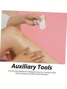 沉浸式减压手动牙膏挤压器 - 不锈钢管挤压器钥匙，金属牙膏分配器，易于使用的化妆品霜管滚轮，T 型设计，银色，减少浪费，适用于牙膏、油漆、霜管，可重复使用。节日庆祝的创意礼物之选 - 彩色 - 查看 6