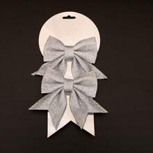 2pcs New Bow Decorations, Tree Bow Ornaments For Holiday Party Decor Birthday Home Decor Christmas Decorations Room Decor Christmas Winter Christmas Decorations Home Christmas Gifts Christmas Decor - Multicolor - View 15