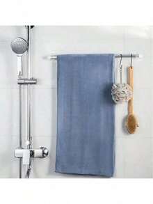 12/8/4pcs/Set PC Material Transparent Curtain Rod Hook Curtain Rod Clip Holder, Punch-Free Adhesive Bracket Clip, Cross-Bar Door Curtain Telescopic Rod Sticky Hook