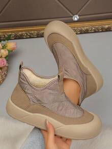 Women's Thick Warm Snow Boots, Outdoor Non-Slip Hiking Boots For Winter