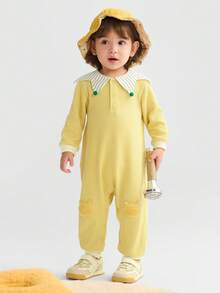 Balabala 婴儿连体衣 2025 新款简约时尚连体衣 - 黃色調 - 查看 1