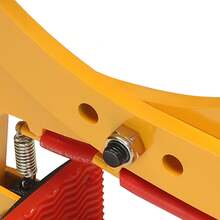 YUNRUX Curbstone Tongs 6-24cm 325kg Stone Carrier Lifting Tongs Stone Tongs Lifter - Yellow - View 4