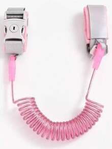 1 件装婴儿牵引绳手链带钥匙锁升级版收缩绳手链儿童