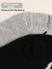 20/10/5/3 Pairs Of Men's Cotton Socks, Short Socks, Invisible Socks,With Double Thread Anti Slip Design,White Socks,Black Socks,Low Cut Ped Socks,Ankle Socks, Moisture Wicking, Soft And Breathable, Suitable For Business And Leisure, Home And Sports, College Style, All Seasons For Daily Wear,Random Colors