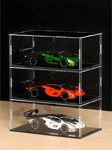 Vitrină/cutie acrilică de înaltă definiție, rezistentă la praf (mai multe dimensiuni disponibile + unelte de asamblare incluse), potrivită pentru figurine/blocuri de construcție/obiecte de colecție/suveniruri de sărbători/genți și încălțăminte pentru femei, vă rugăm să măsurați dimensiunea articolului înainte de a comanda (dimensiuni interne), panouri acrilice groase de înaltă definiție (grosime 0,08 in)