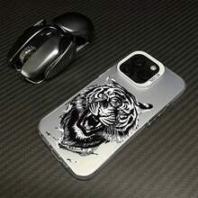 Funda de Teléfono de Moda con Tigre Compatible con/8/X/XS/11/11 Pro/11 Pro/12 Pro/12 Pro/13 Pro/13 Pro/13 Pro/14/14 Plus/14 Pro/14 Pro/15 Plus/15 Pro/15 Pro - Colores mixtos - Ver 2