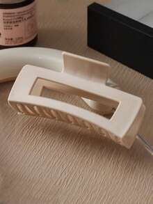 1pc Fashion Minimalist Soft Gel Cushion Protective Oversized Anti-Fall Hair Clip, Versatile Hair Accessory For Women Autumn Decor Claw Clips Elegant Hair Claw Hair Clutch Clips For Hair Winter Hair Accessories For Women For Vacation Outfits Woman