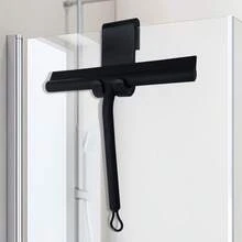 Silicone Shower Squeegee, Squeegee For Shower Glass Doors, Home Bathroom Floor Mirror Cleaner, Resilient Loop - No-Drill & Hanging Hook, Cleaning Tool For Home, Kitchen, Bathroom & Car - Multicolor - View 2