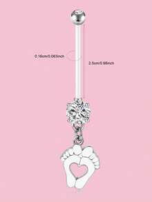 14G Pregnancy Belly Button Rings Flexible Bioplastic Sport Maternity Belly Ring Retainer For Women Navel Piercing Retainer