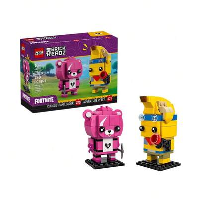  Lego 40760 Pink Bear And Banana Man Fortnite Square Head Children's Day Building Block Toy