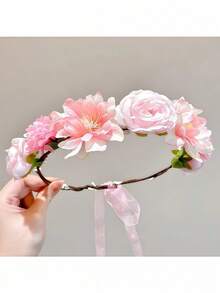 Coroa de Flores Simulada Feita à Mão, Festivais Escolares Japoneses, Coroa de Flores para Meninas Bunkasai, Há Coroas de Rosas em Cores como Rosa e Azul. Decoração para Ensaio Fotográfico de Férias à Beira-Mar, Coroa de Flores de Rosas, Coroa de Flores para Noiva, Decoração para Madrinhas, Acessórios de Cabelo Boêmios, Decorações de Elfos da Floresta, Acessórios Doces Coreanos Super Fadas, Presentes de Casamento, Acessórios para Casamento, Artigos para Festas, Artigos para Eventos