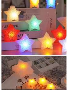 1PC Stage Performance, Holding Small Star Lights, Dancing Performance, Choir Performance, Holding Luminous Pentagram Decorative Props, Suitable For School Performances, Concerts, Parties, Christmas, Halloween, Thanksgiving, Mother's Day, And New Year Activities As Decorative Props - Multicolor - View 7