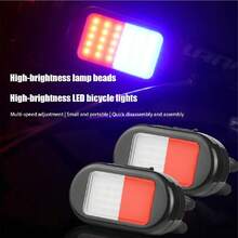NetHong Mountain Bike Taillight LED Night Riding Warning Light Bicycle Rear Lights For Nighttime Cycling - Red and Blue Light - View 3
