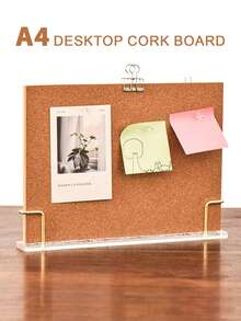 带支架的创意桌面留言板 - 办公室留言板、公告栏、照片展示墙、备忘录提醒展示、学校用品、返校
