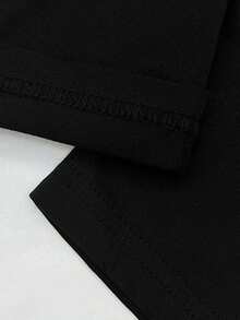 女式秋季新款小巧可爱小狗印花拼布棉质长袖T恤 - 白色 - 查看 8