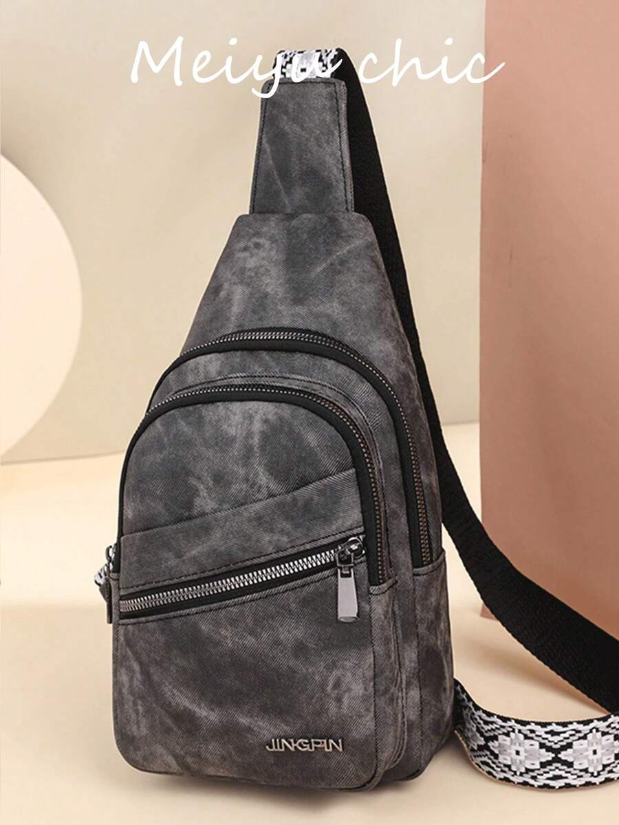 Đây là một chiếc túi đeo chéo nhiều lớp chống thấm nước bằng da PU màu trơn, thời trang, hoàn toàn mới, có thiết kế túi bên hông và nhiều khóa kéo. Chiếc túi đeo ngực họa tiết hình thoi này phù hợp cho du lịch và mua sắm, và cũng có thể được sử dụng như một ba lô đi đường địa hình và túi thể thao ngoài trời.