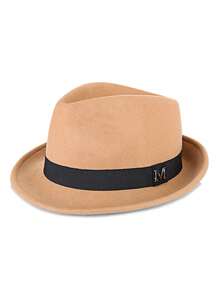 1 chiếc mũ vành rộng bằng da lộn giả chất lượng cao, phong cách cao bồi miền Tây Châu Âu và Mỹ, thời trang tối giản, phù hợp để đội hàng ngày, sự kiện theo chủ đề miền Tây, tiệc sinh nhật, lễ hội âm nhạc - MM2186 - Xem 8